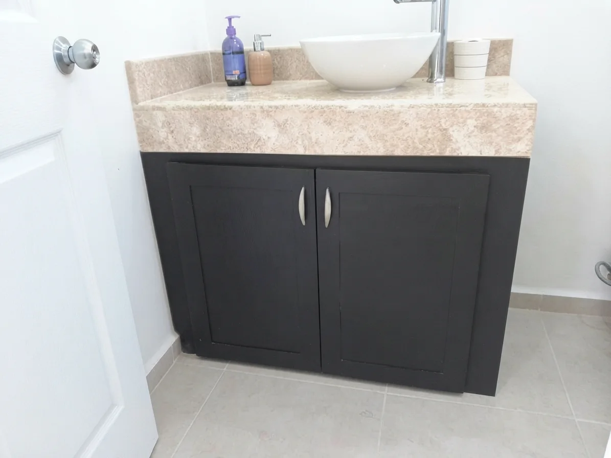 Vanity y Lavabo Ébano Mármol